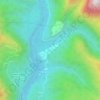 Dong topographic map, elevation, terrain