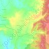 Bandwal topographic map, elevation, terrain