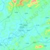 Leping topographic map, elevation, terrain