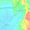 Buniayu topographic map, elevation, terrain