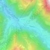 Sankt Gallenkirch topographic map, elevation, terrain