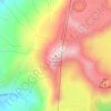 Mount Tongariro topographic map, elevation, terrain