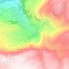 Afqa topographic map, elevation, terrain