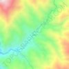 Oyon topographic map, elevation, terrain