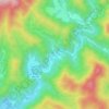 Big Cove topographic map, elevation, terrain