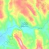 San Pedro y San Pablo Teposcolula topographic map, elevation, terrain