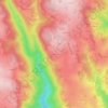 Le Besset topographic map, elevation, terrain