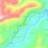 Quehuira topographic map, elevation, terrain