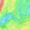 Brassilly topographic map, elevation, terrain