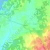 Beaufond topographic map, elevation, terrain