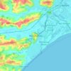 Winchelsea topographic map, elevation, terrain