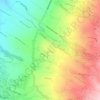 Piton Léon topographic map, elevation, terrain