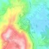 Karya topographic map, elevation, terrain