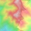 Botto Salo Durian topographic map, elevation, terrain