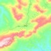 Nanan topographic map, elevation, terrain