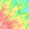 Barlinghem topographic map, elevation, terrain