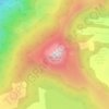 Barn Bluff topographic map, elevation, terrain