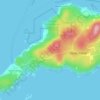 Highest Peak topographic map, elevation, terrain