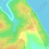 Ulaathuveli topographic map, elevation, terrain