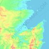 Bislig topographic map, elevation, terrain