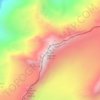 Mount Loughnan topographic map, elevation, terrain