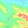 Fontcarrel topographic map, elevation, terrain
