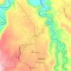 Landing topographic map, elevation, terrain