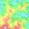 Pentima topographic map, elevation, terrain