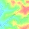 Mandobo topographic map, elevation, terrain