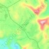 High Hampton topographic map, elevation, terrain