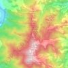 Sobel topographic map, elevation, terrain