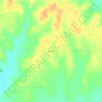 Nelson topographic map, elevation, terrain