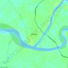 Wazirpur topographic map, elevation, terrain