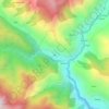 Jilli topographic map, elevation, terrain