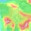 Serene Lakes topographic map, elevation, terrain