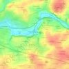 Le Pont Riou topographic map, elevation, terrain
