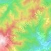 Fragheto topographic map, elevation, terrain
