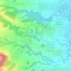 Cacao topographic map, elevation, terrain
