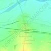 Budalur topographic map, elevation, terrain