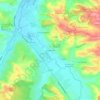 A la Garenne topographic map, elevation, terrain