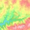 Jalenques topographic map, elevation, terrain