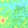 Hendricks topographic map, elevation, terrain