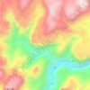 Stone Peak Forest topographic map, elevation, terrain