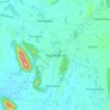 Polpithigama topographic map, elevation, terrain