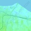 Dampyak topographic map, elevation, terrain