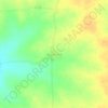 Hayatnagar topographic map, elevation, terrain