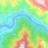 Totla topographic map, elevation, terrain
