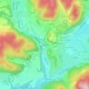 Le Guillermet topographic map, elevation, terrain