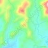 Moncong Anginangin topographic map, elevation, terrain