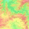 Ghansaur Tahsil topographic map, elevation, terrain